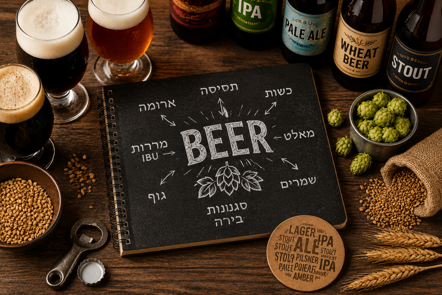 מדריך מושגים בעולם הבירה - 30 מונחים שכל חובב בירה צריך להכיר