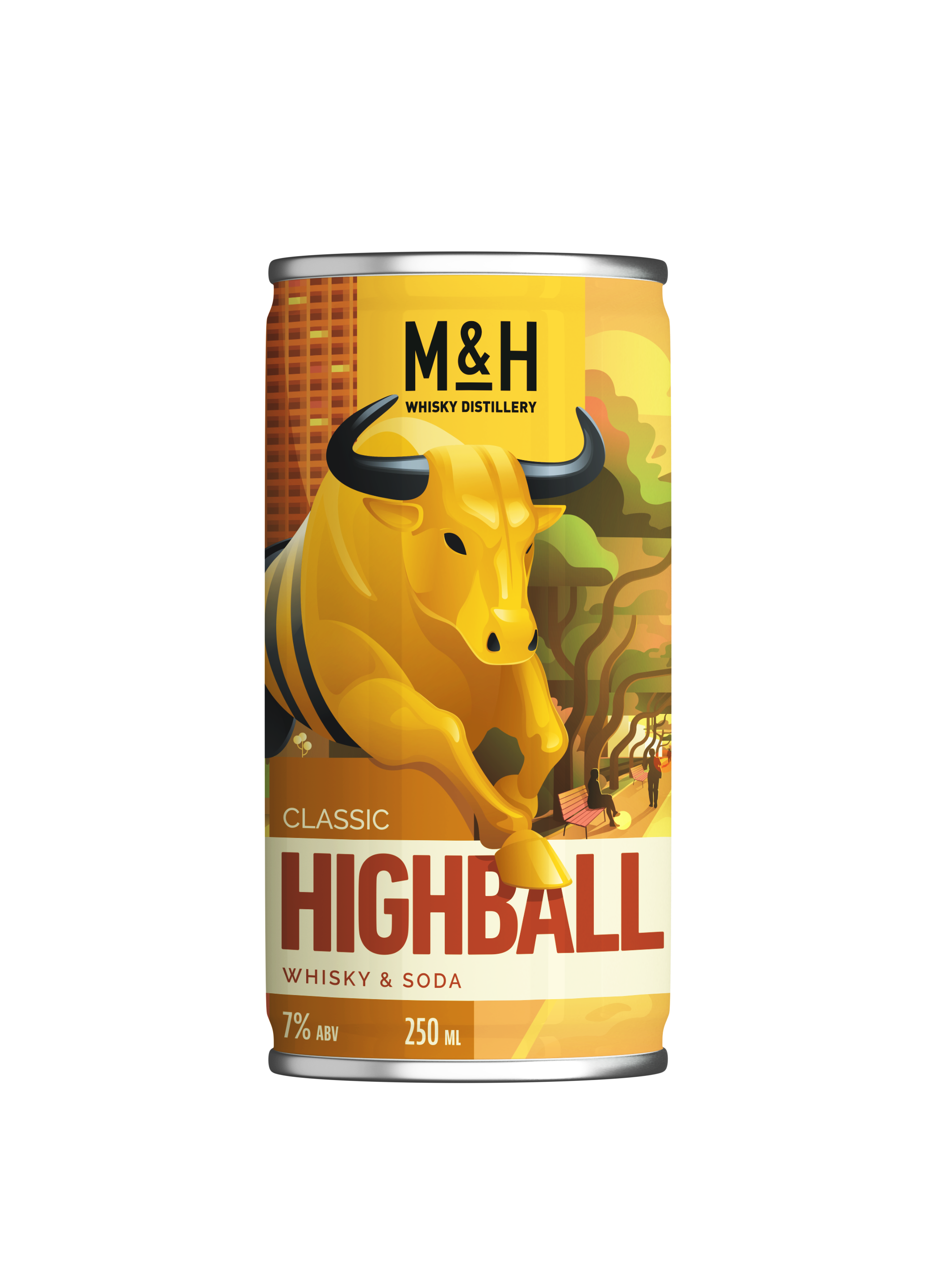 אורחת M&H וויסקי סודה קלאסיק