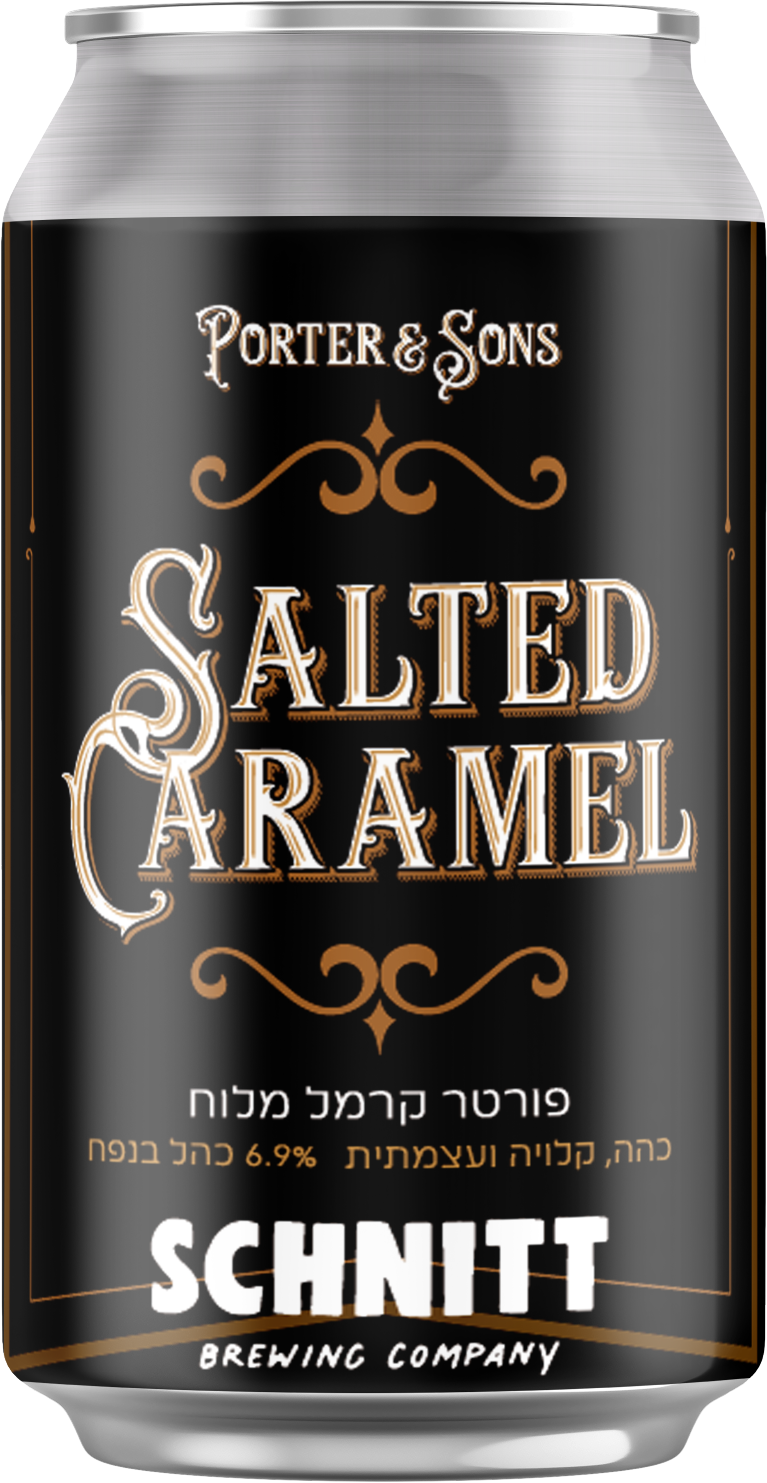 מבשלת שניט PORTER AND SONS SALTED CARAMEL -פורטר
